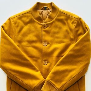 Bonobos Mustard Bomber Jacket Slim Fit